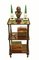 Victorian Whatnot Shelf Trolley in Rosewood, 1860 4