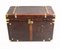 Vintage Luggage Trunk in Leather, Image 1