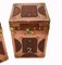 Luggage Trunk Tables in Copper, Set of 2 4