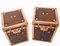 Luggage Trunks in Copper and Leather, Set of 2 2