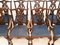 Chippendale Esszimmerstühle aus Mahagoni, 8er Set 5