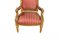 French Empire Armchair with Gilt Accent 4