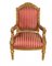 French Empire Armchair with Gilt Accent 2