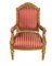 French Empire Armchair with Gilt Accent, Image 2