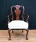 Queen Anne Dining Chairs in Mahogany, Set of 10 3