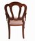 Victorian Dining Chairs in Mahogany with Balloon Back, Set of 6 9
