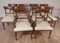 English Regency Dining Chairs in Mahogany, Set of 10 1