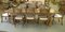 Farmhouse Kitchen Chairs in Oak, Set of 8, Image 16
