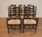 Ladderback Chairs in Oak, Set of 8 1