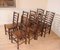 Ladderback Dining Chairs in Oak, Set of 8 10