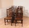Ladderback Dining Chairs in Oak, Set of 8 11