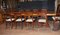 Chaises de Salle à Manger Regency avec Dossier en Corde, Angleterre, Set de 12 5