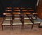 Englische Regency Esszimmerstühle mit Seilrücken, 12er Set 4