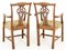 Fauteuils Chippendale Antiques en Acajou, 1800, Set de 2 6