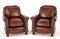 Club Chairs in Leather, Set of 2, Image 1