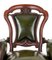 Victorian Armchairs in Leather and Mahogany, 1850, Set of 2 4
