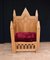 English Henry II Medieval Trone Chair in Oak, Image 2