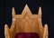 Silla Trone inglesa Henry II medieval de roble, Imagen 3