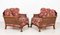 Art Deco Bergere Suite in Mahogany, 1920, Set of 3 12