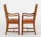 Antique Sheraton Revival Armchairs in Mahogany, Set of 2 4