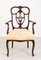 Antique Chippendale Carver Armchair in Mahogany, 1890, Image 1