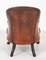 Victorian Armchair in Leather with Cabriole Leg, 1860, Image 9