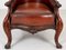 Victorian Armchair in Leather with Cabriole Leg, 1860, Image 4
