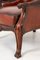 Victorian Armchair in Leather with Cabriole Leg, 1860 7
