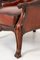 Victorian Armchair in Leather with Cabriole Leg, 1860, Image 7