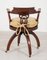 Victorian Office Chair in Mahogany, 1880 5