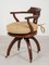 Victorian Office Chair in Mahogany, 1880 6