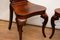 Antique Victorian Hall Chairs with Carved Seats, 1840, Set of 2 5