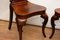 Antique Victorian Hall Chairs with Carved Seats, 1840, Set of 2, Image 5