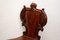 Antique Victorian Hall Chairs with Carved Seats, 1840, Set of 2 2