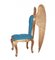 Italienischer Sessel mit vergoldeten Flügeln, 1890er 2