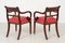 Antique Regency Mahogany Chairs, Set of 2 3