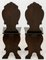 Italian Hand-Carved Lime Wood Hall Chairs, 1890s, Set of 2, Image 3