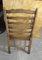 English Oak Ladderback Chairs, Set of 8 5