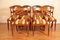 Regency Inlaid Walnut Dining Chairs, England, Set of 10 1