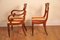 Regency Esszimmerstühle aus Nussholz mit Intarsien, England, 10er Set 10
