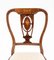 Antique Victorian Inlaid Dining Chairs, 1880s, Set of 4 7