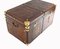 Vintage English Leather Steamer Trunk 7