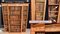 Librería modular Regency de madera satinada. Juego de 3, Imagen 6