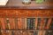 Regency Bücherregal aus Mahagoni mit Intarsien 4