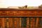 Regency Bücherregal aus Mahagoni mit Intarsien 9