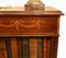 Regency Inlaid Mahogany Open Front Bookcase, Image 8