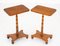 Regency Revival Oak Side Tables, Set of 2 1