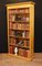 Regency Sheraton Satinwood Open Bookcase 5