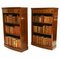Regency Mahogany Open Bookcases with Adjustable Shelving, Set of 2 14