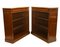 Regency Sheraton Mahogany Open Bookcases, Set of 2 13